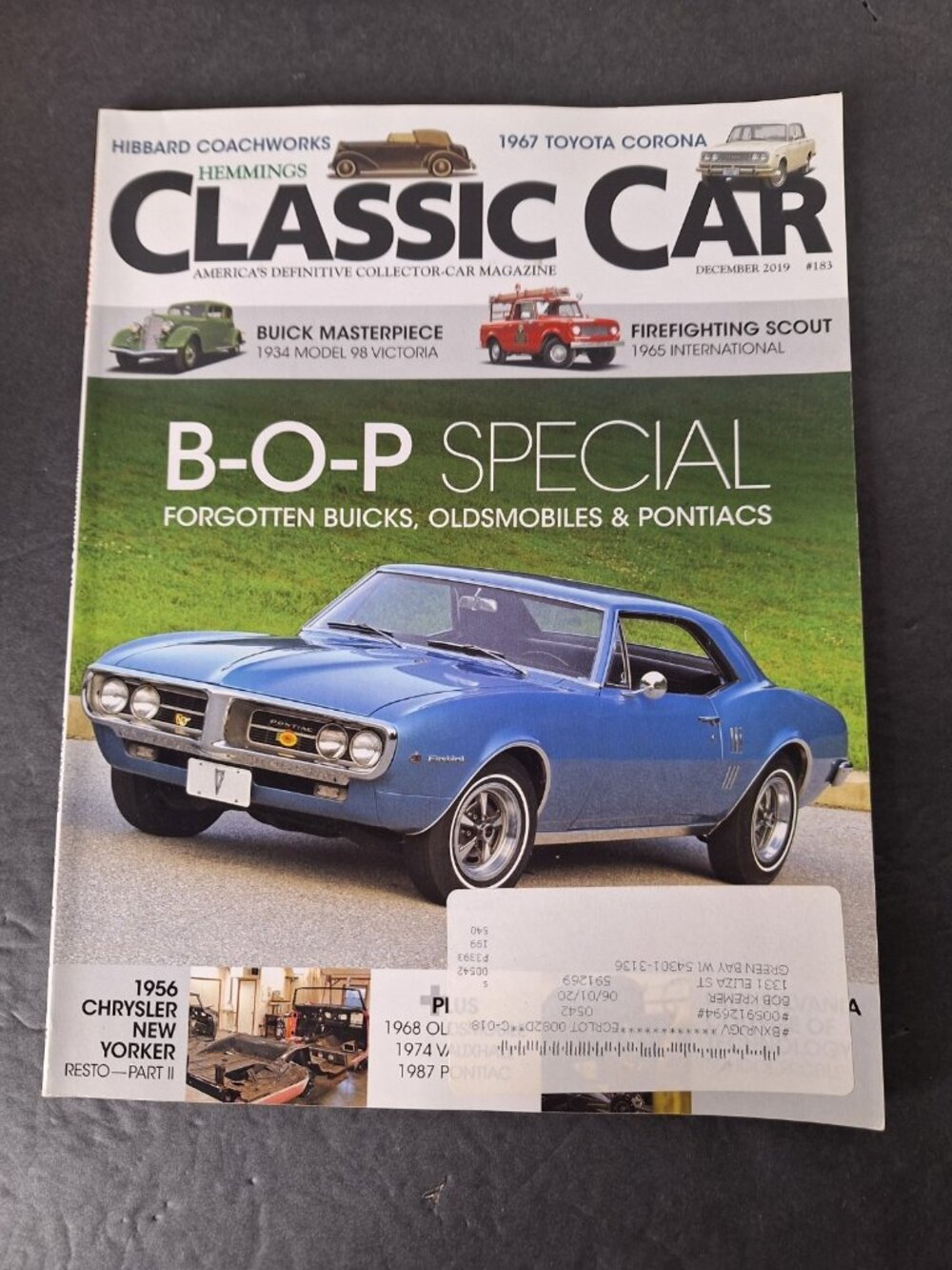 HEMMINGS CLASSIC CAR MAGAZINES - ALL TWELVE 2019 ISSUES - ALL IN GOOD SHAPE - Picture 2 of 14